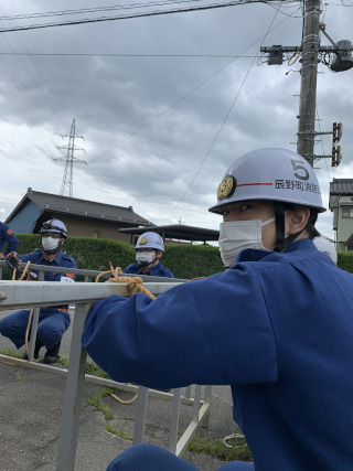 第5分団水防訓練