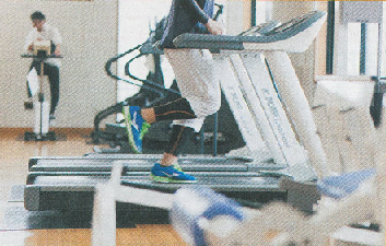 (画像)アラパの洞 トレーニングジムのランニングマシンなどが並んでいる写真