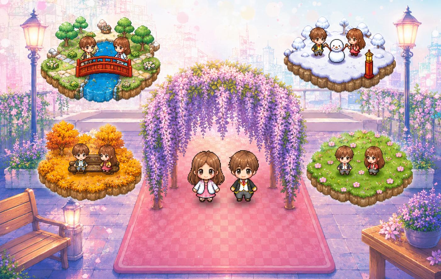 メタバース婚活会場イメージ