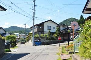 分岐点6の道路の写真画像