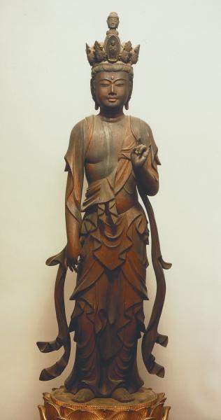 木造十一面観音立像の正面画像