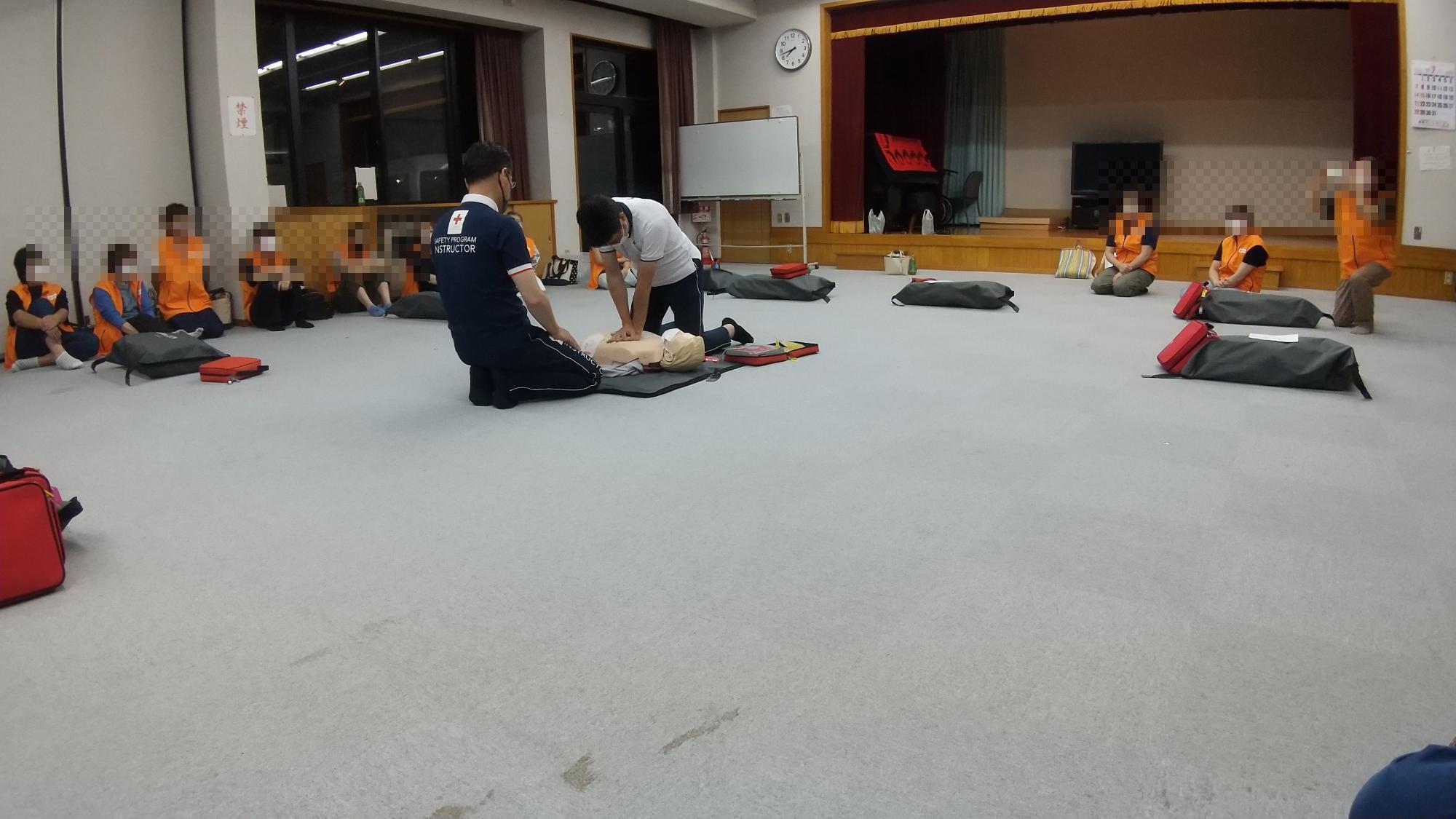 救急法講習会（AED）