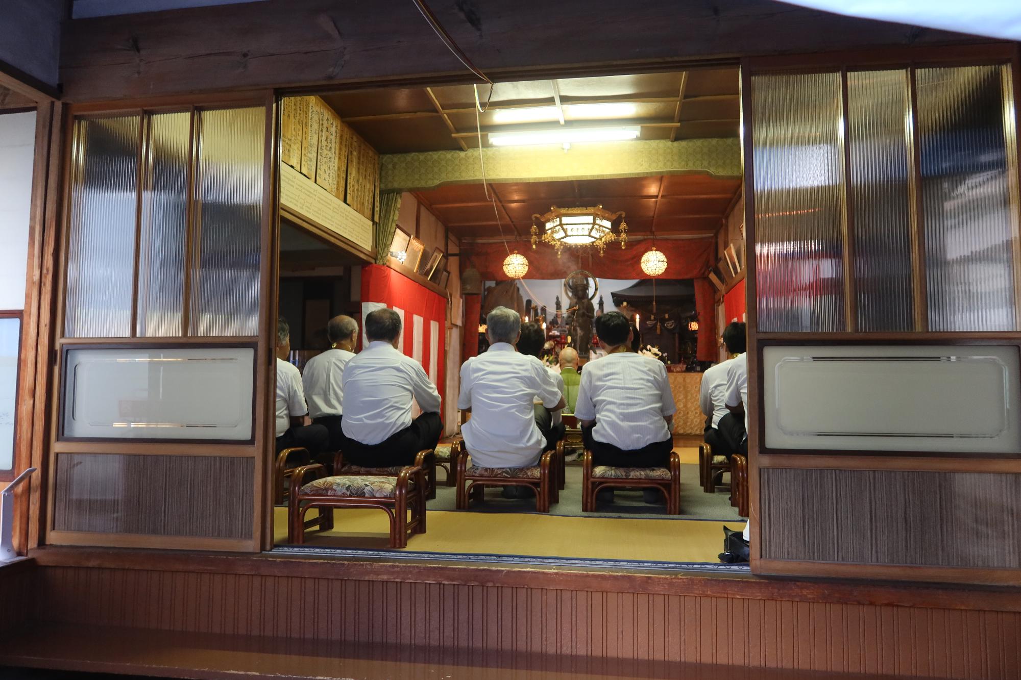 結願法要の様子